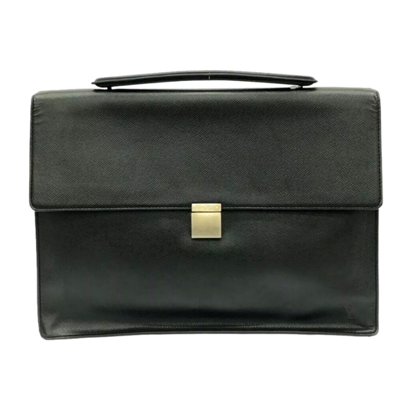 Louis Vuitton Angara Ardoise Taiga MB1023 Business Bag Leather - Picture 1 of 10